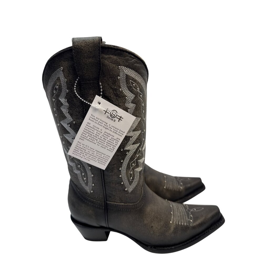 Circle G by Corral Kids‎ Western Boot Snip Toe J8006 (Little Kid/Big Kid) Size 6
